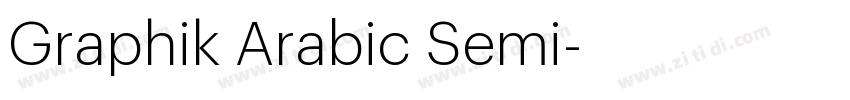 Graphik Arabic Semi字体转换